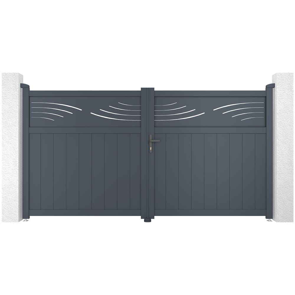 Cancello A Battente In Alluminio 3m Halti 300b160 - Foto 1