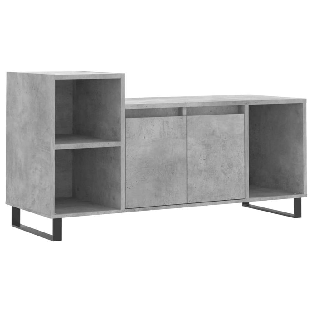 Mobile Per Tv Grigio Cemento 100x35x55 Cm Legno Multistrato - Foto 2