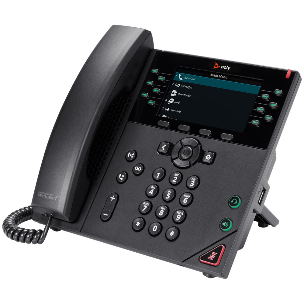 Telefono IP VVX 450 a 12 Linee Abilitato Per PoE - Foto 2