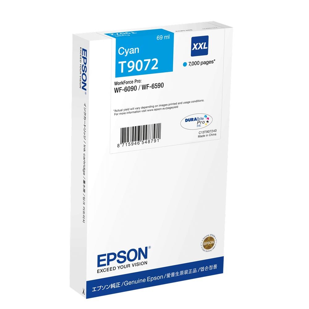 C13T90724N cartuccia d'inchiostro 1 pz Originale Resa extra elevata (super) Ciano - Foto 1