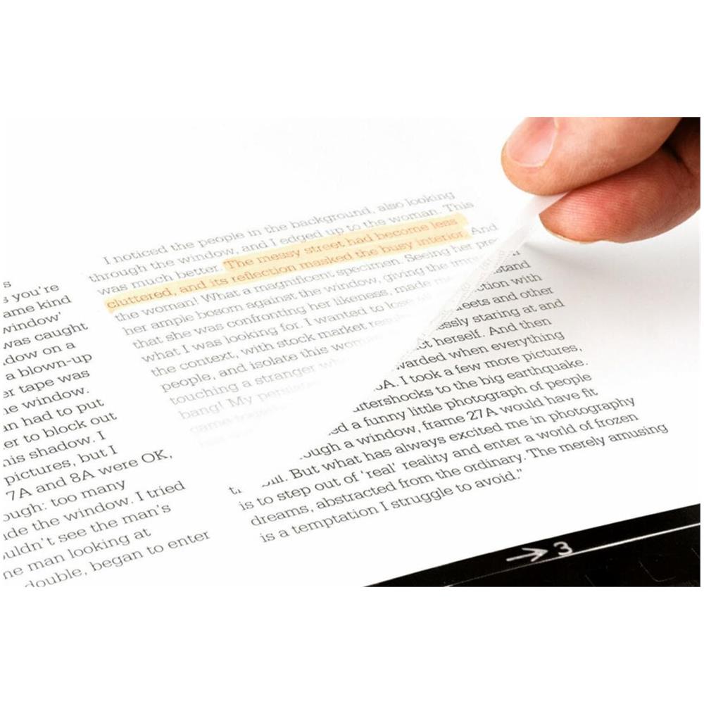 600-TRSPT pouch autoadesiva Quadrato Trasparente 36 fogli Autoadesivo - Foto 5