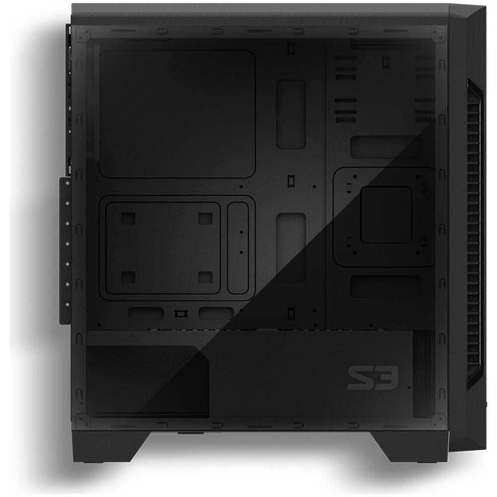 Case PC Midi Tower S3 Colore Nero - Foto 2