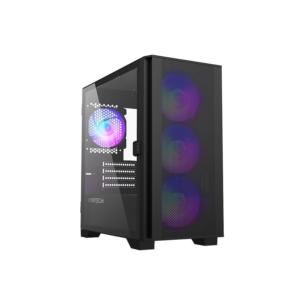 Case Pc Mini-Tower microATX AIR-100-ARGB-BK Colore Nero - Foto 1