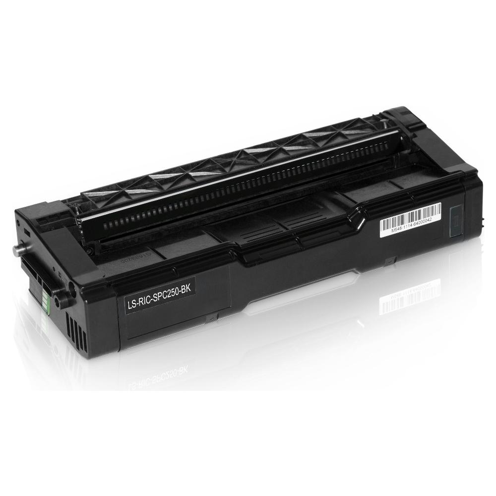 TONER COMPATIBILE -  Sp C250 Nero Per Ricoh Aficio Spc250dn, c250e, c250sf 407543 Capacità 2.000 Pagine - Foto 1