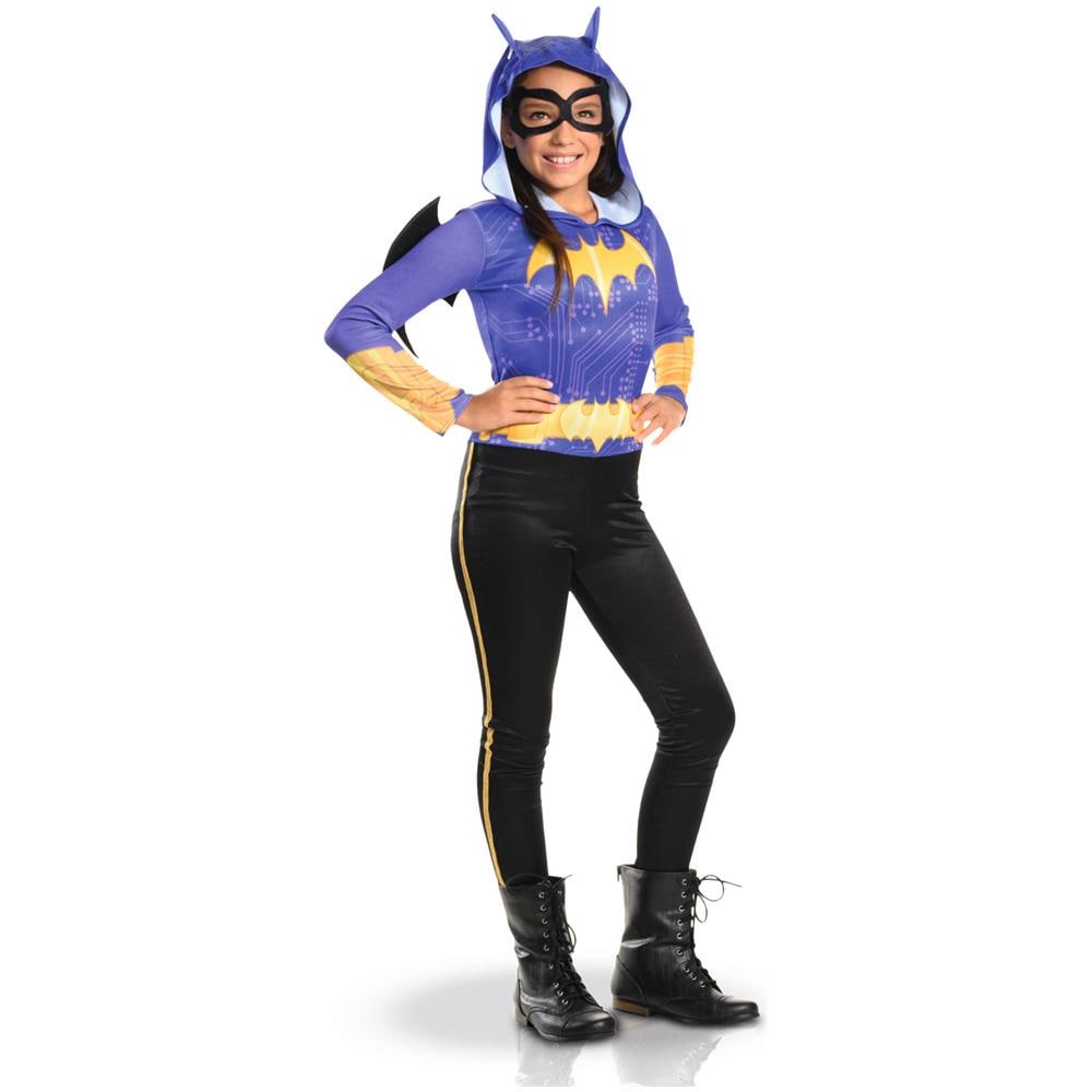 Costume Classico Batgirl Superhero Bambina 8 A 10 Anni - Foto 1