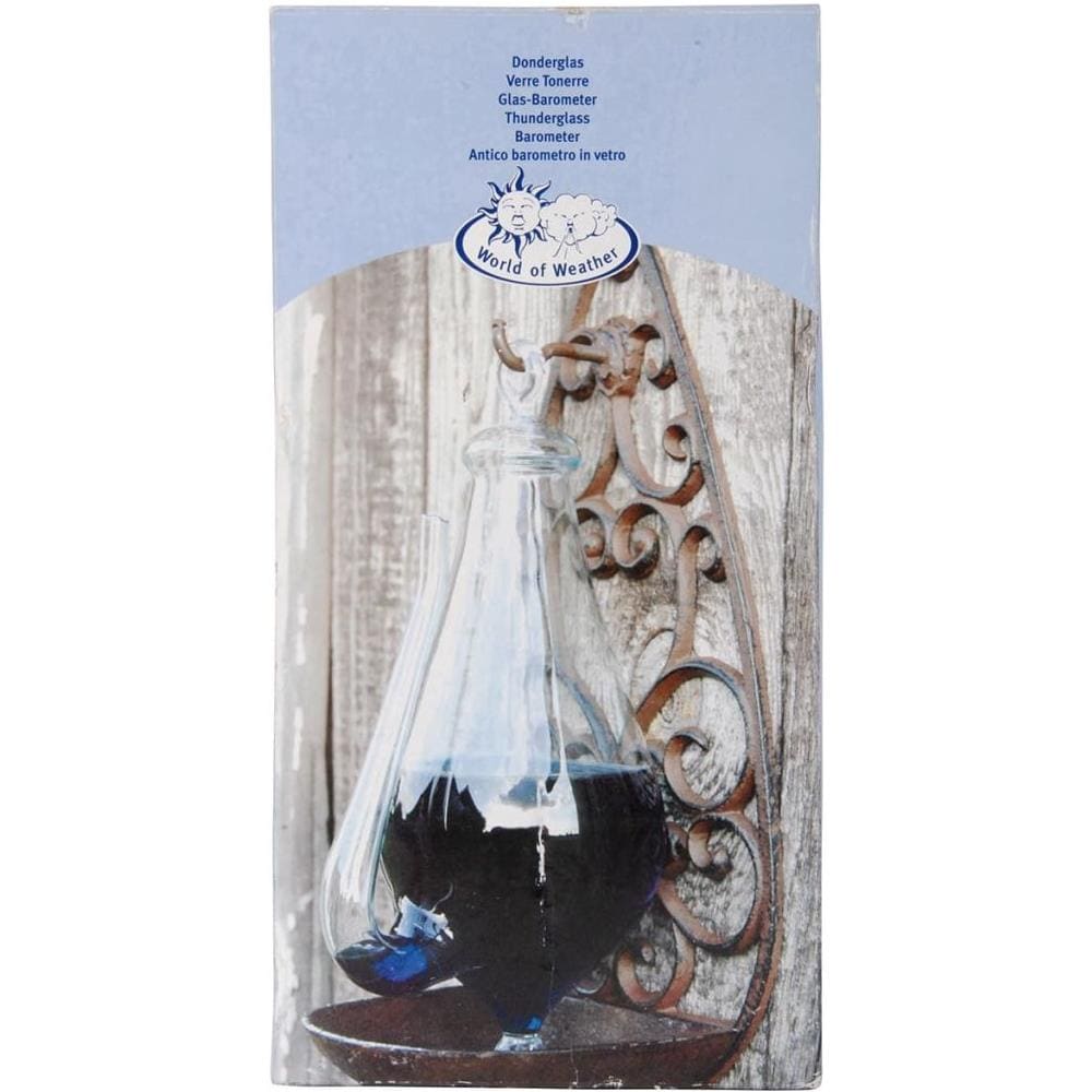Barometro Vetro Meteo Con Supporto In Ghisa 0,5 L Th31 - Foto 6