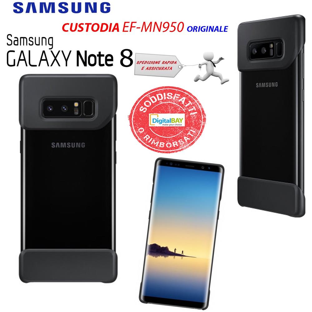 Cover in Plastica per Galaxy Note 8 Colore Nero - Foto 1