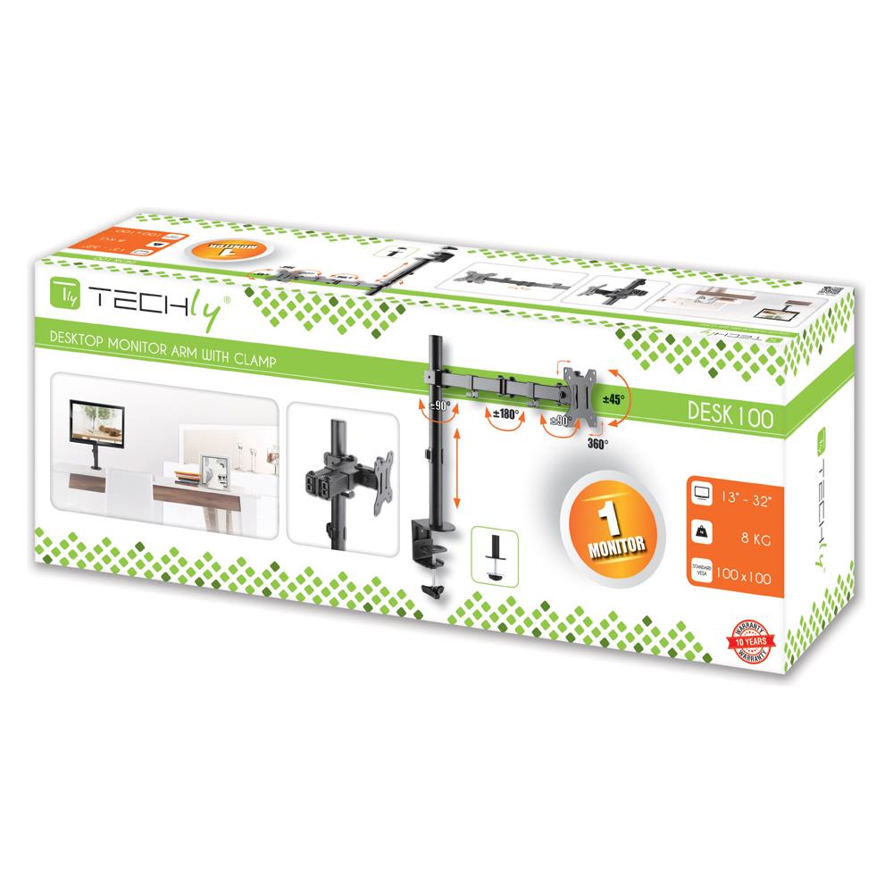 ICA-LCD 503BK - Supporto da scrivania per Monitor 13-32'' - Foto 2