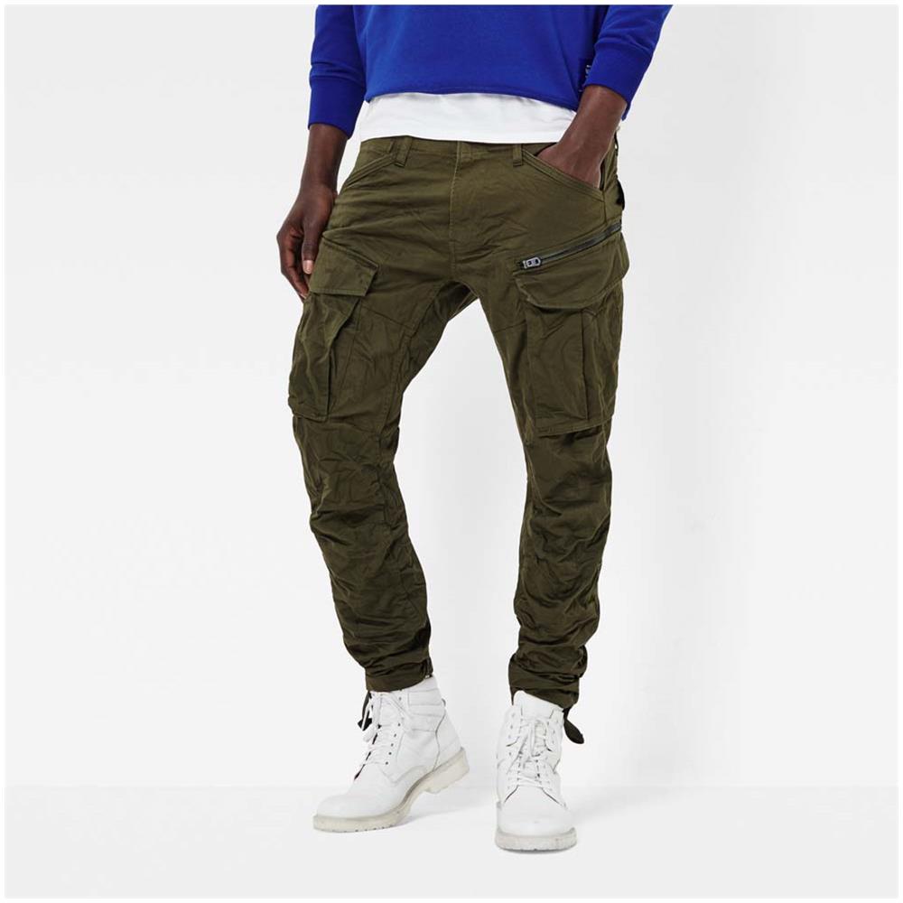 Pantaloni Rovic Zip 3d Tapered L30 Abbigliamento Uomo W34-l30 - Foto 1