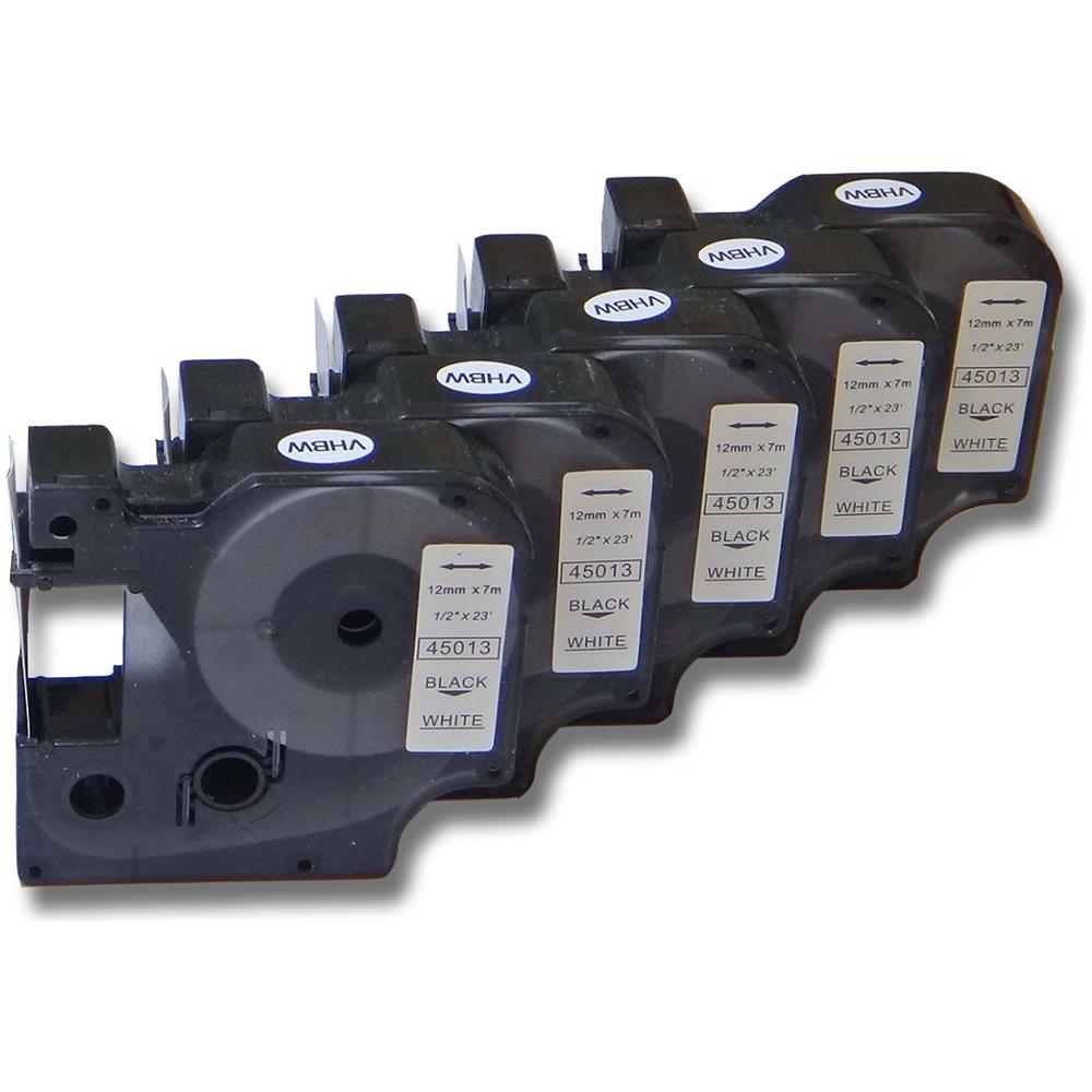 DYMO D1 Etichette Originali | 9 Mm X 7 Mm | Stampa Nera Su Rosso - Foto 6