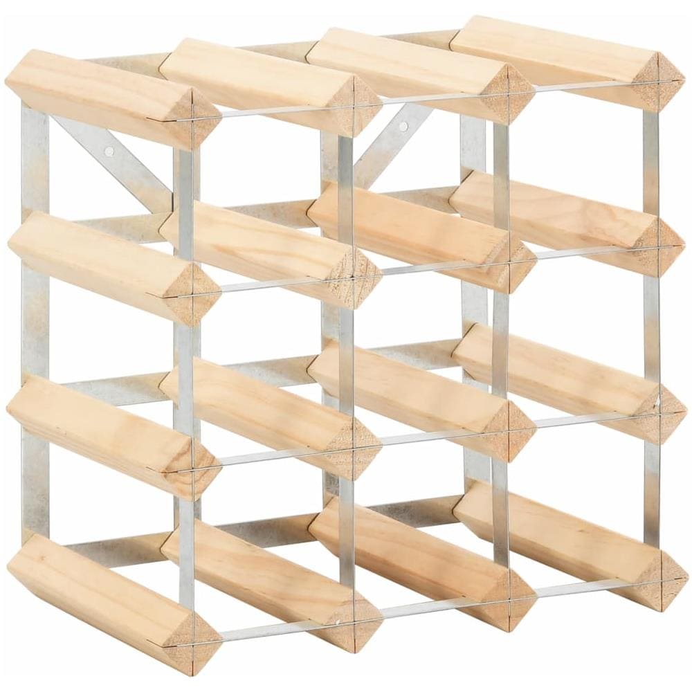 Portavini Da 12 Bottiglie In Legno Massello Di Pino - Foto 2