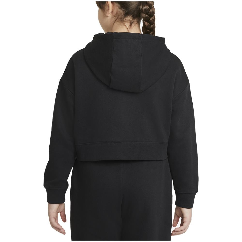 Felpa Da Ragazza Corta Con Cappuccio Club Nera Taglia Xl Codice Dc7210-010 - Foto 2