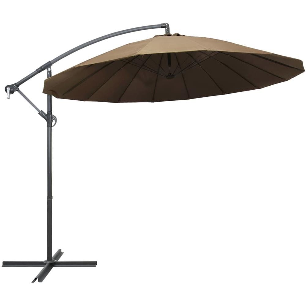 Ombrellone a Sbalzo Grigio Talpa 3 m Palo in Alluminio - Foto 1