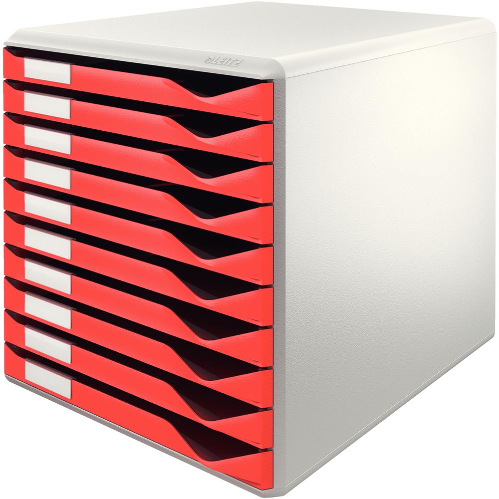 Form Set (10 drawers) Red, 291 x 352 x 292 mm, Rosso - Foto 2