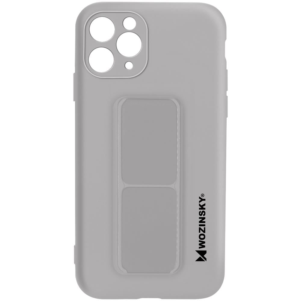 Cover Per Iphone 11 Pro Max Cavalletto Pieghevole Magnetico Wozinsky Grigia - Foto 1