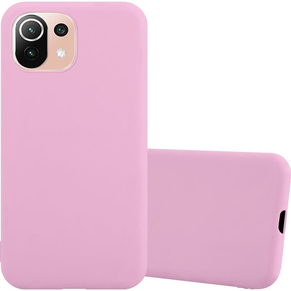 Custodia Compatibile Con Xiaomi Mi 11 Lite (4g / 5g) / 11 Lite Ne In Candy Rosa - Coperchio Protettivo In Silicone Tpu Flessibile - Foto 1