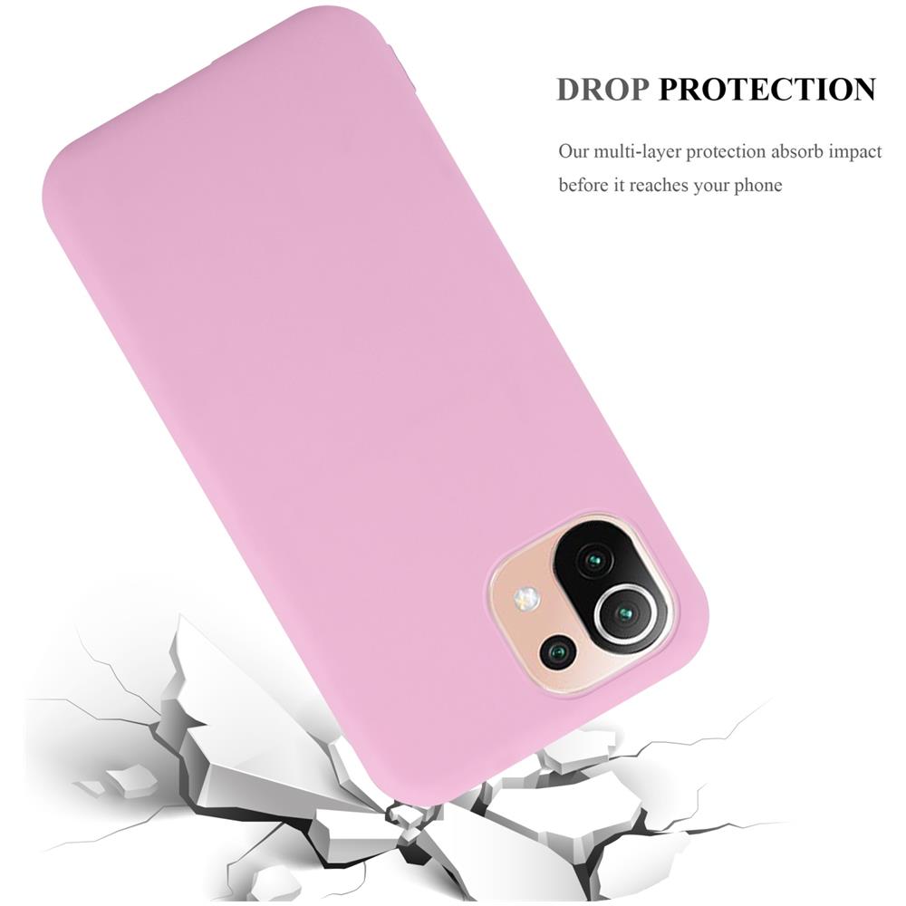 Custodia Compatibile Con Xiaomi Mi 11 Lite (4g / 5g) / 11 Lite Ne In Candy Rosa - Coperchio Protettivo In Silicone Tpu Flessibile - Foto 7