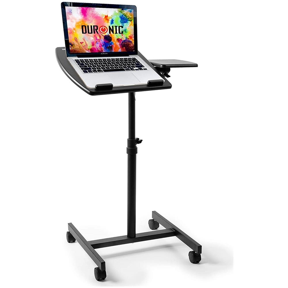Supporto Proiettore Mobile Nedis - Girevole 360°, Inclinabile, Portata 10 Kg, Colore Argento