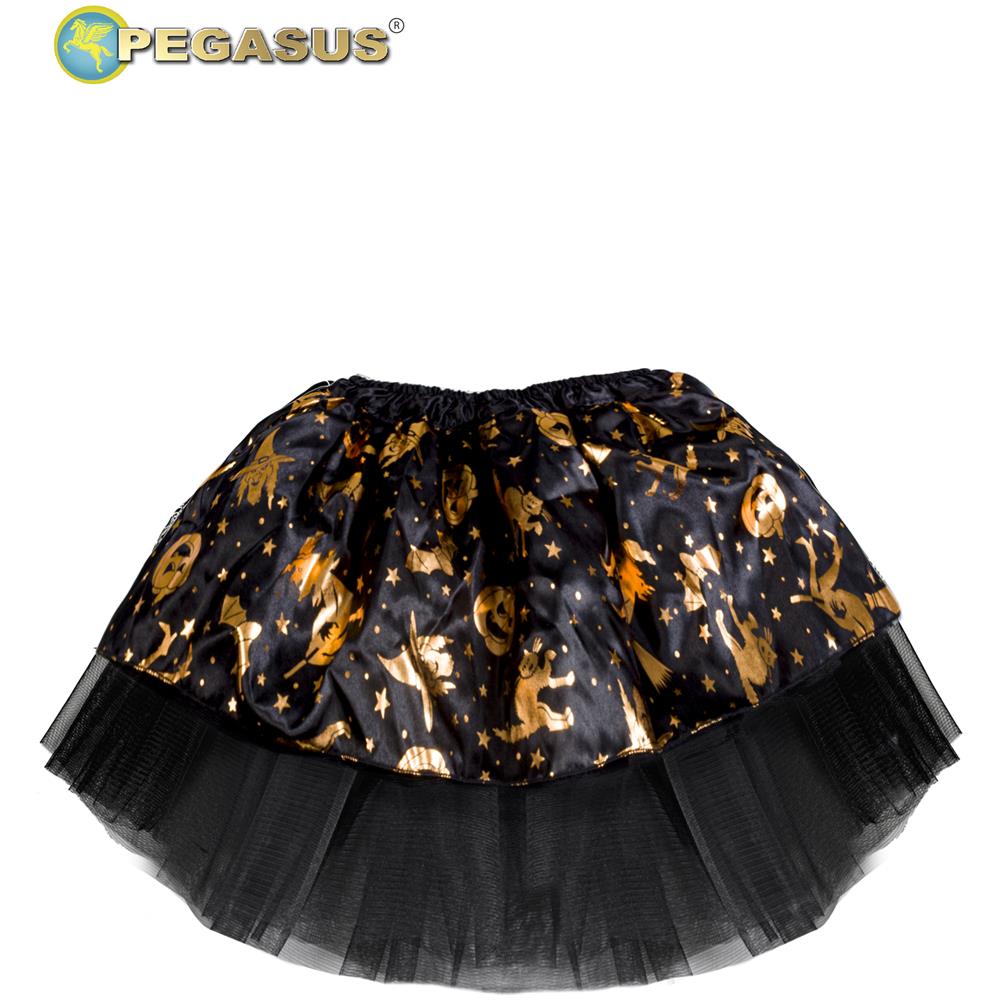 Gonna Strega Oro Di Halloween Bambina - Foto 1