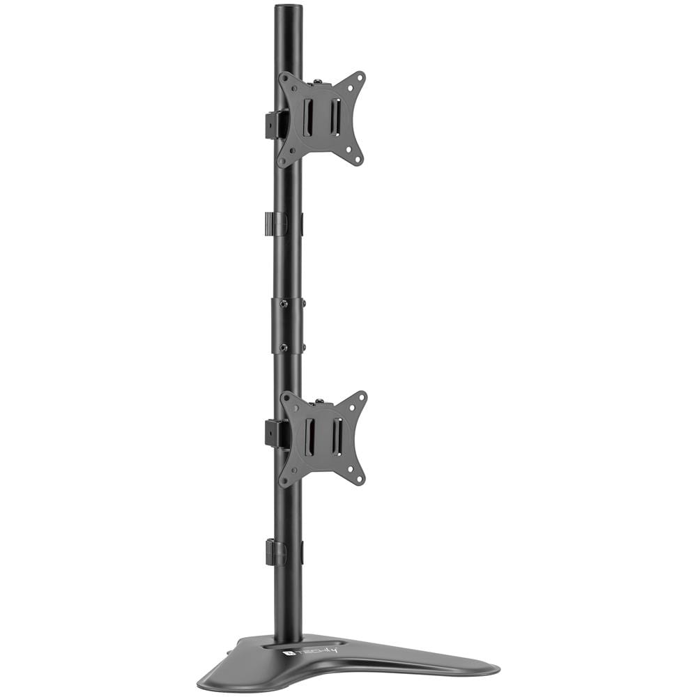 Supporto Da Scrivania 2 Monitor 17-32'' Con Base E Supporto Per Smartphone - Foto 1