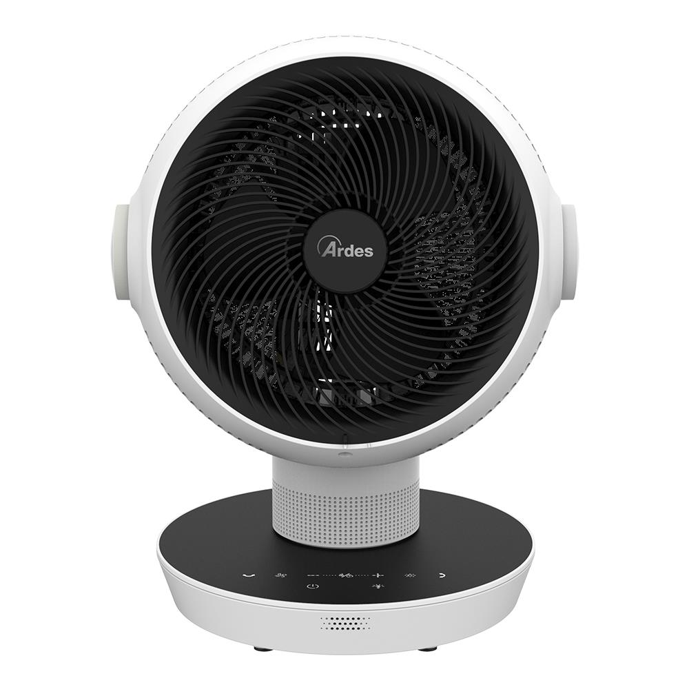 ARCF01 Omnia Circolatore d'Aria Estate / Inverno Ventilatore da Tavolo 3 Pale 5 Velocità - Nero / Bianco - Foto 2