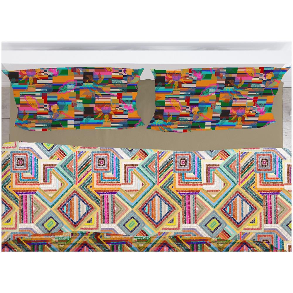 Sacco Copripiumino Federe Letto Matrimoniale Stampa Digitale Cotone Per&ugrave;   - Foto 5