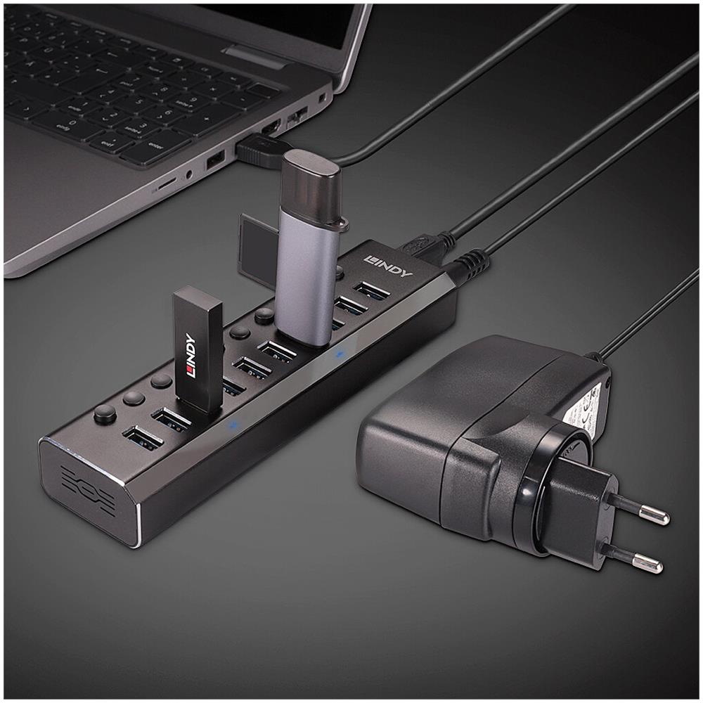 10 PORT USB 3.0 HUB - Foto 5