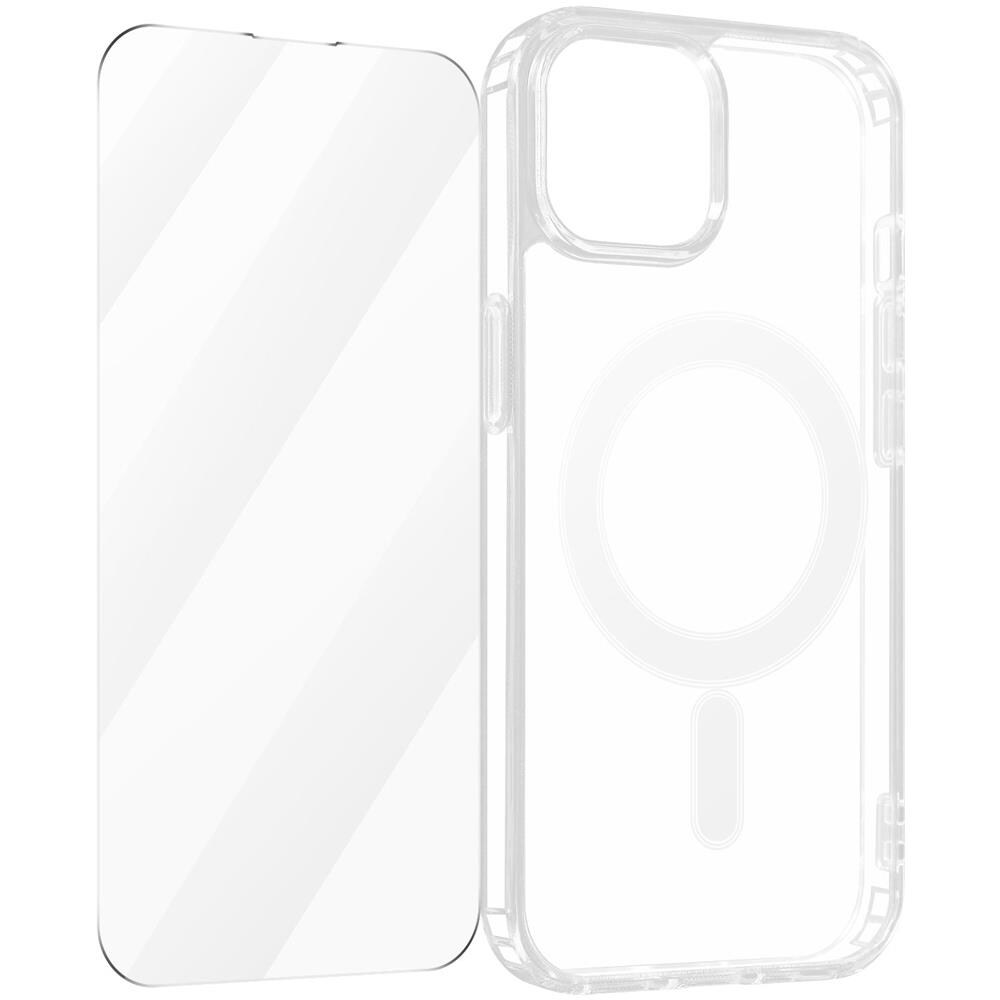 Pacchetto Di Protezione Iphone 15 Cover Magsafe Pellicola Trasparente - Foto 1