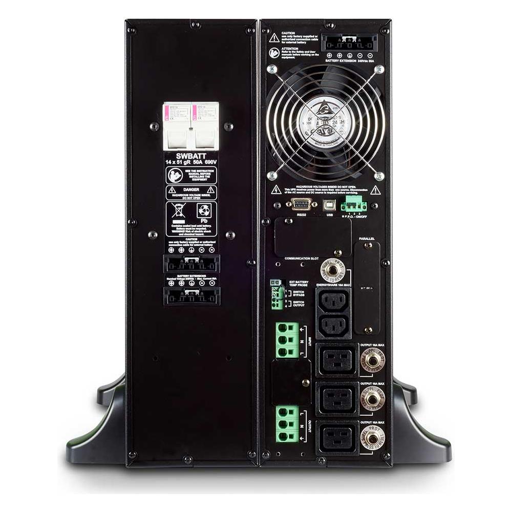 Sentinel Dual SDU 6000 ER gruppo di continuità (UPS) Doppia conversione (online) 6 kVA 6000 W 2 presa (e) AC - Foto 3