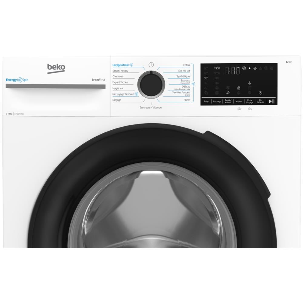 Lavatrice Standard BM3WFU48411B 8 Kg Classe A Centrifuga 1400 Giri Colore Bianco - Foto 6