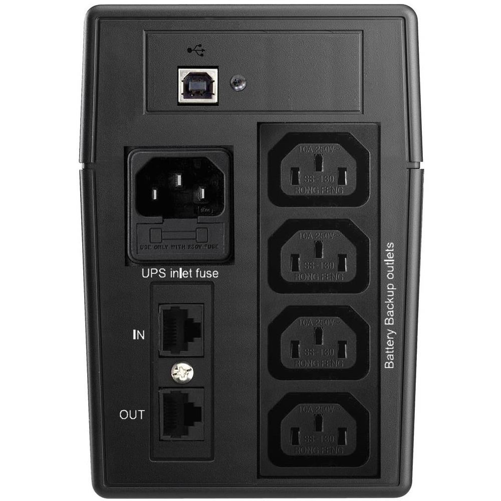 ICUX3100 - Gruppo di Continuità UPS X3 1000VA 4 VDE e USB Nero - Foto 2