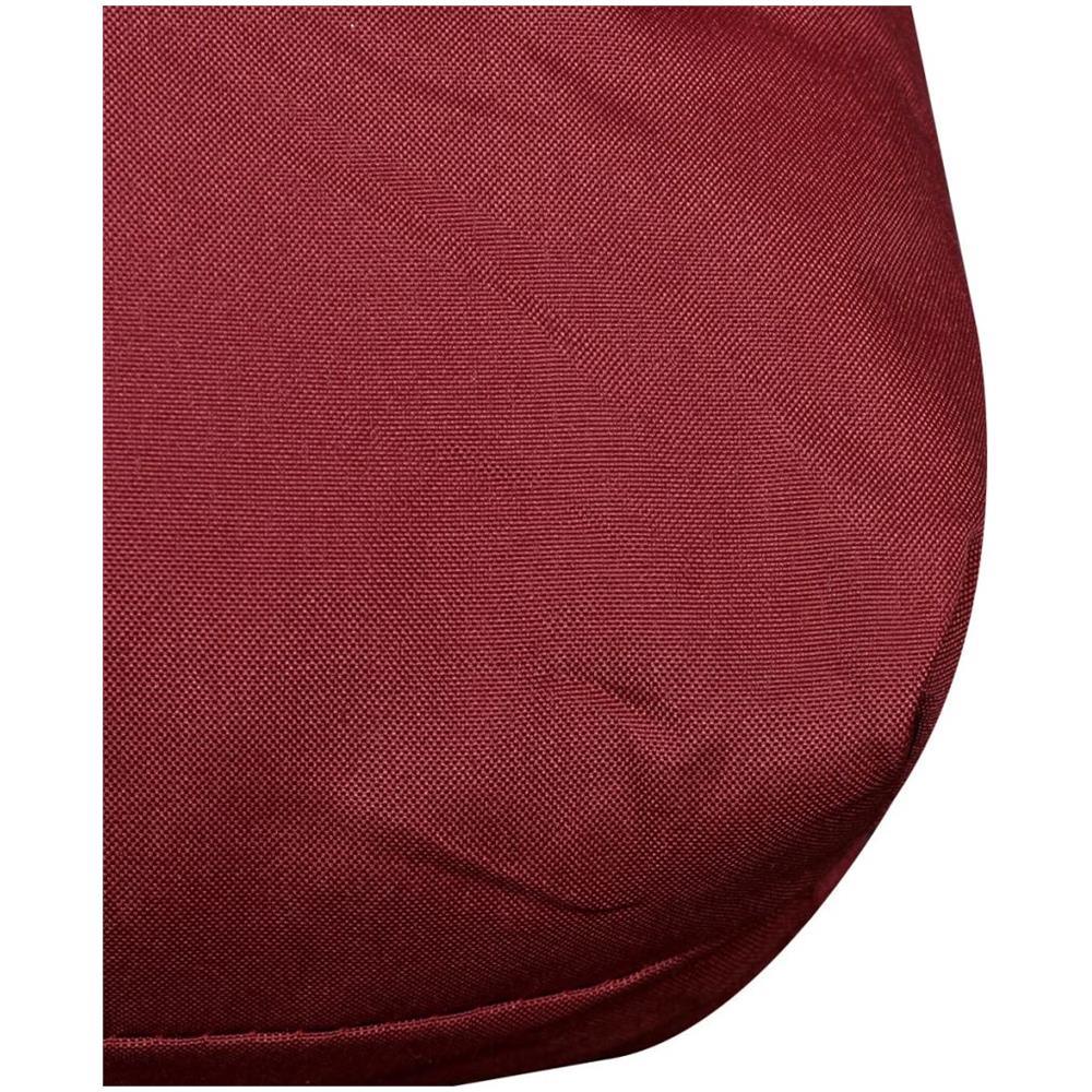 Cuscino Di Appoggio Imbottito Rosso Vino 120 X 40 20 Cm - Foto 6