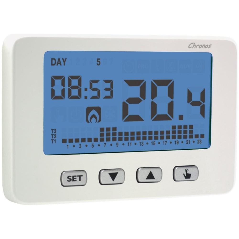 Cronotermostato Digitale Chronos Key 230 A Parete - Ve727400 - Foto 2