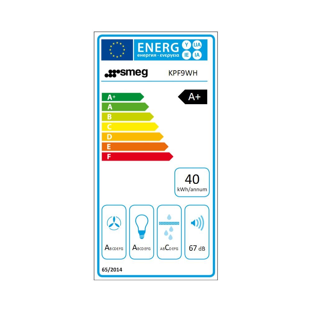 Cappa a Parete KPF9WH Aspirante 90 cm Colore Bianco - Foto 3