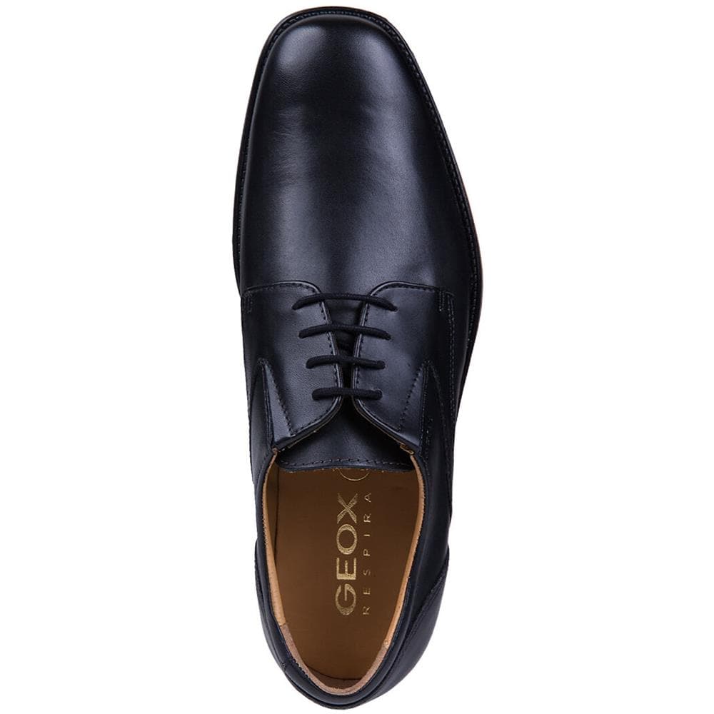 Scarpe Casual Uomo Geox Federico U2257v 00043 C9999 Pelle Original Ai New Taglia 46 Colore Nero - Foto 2