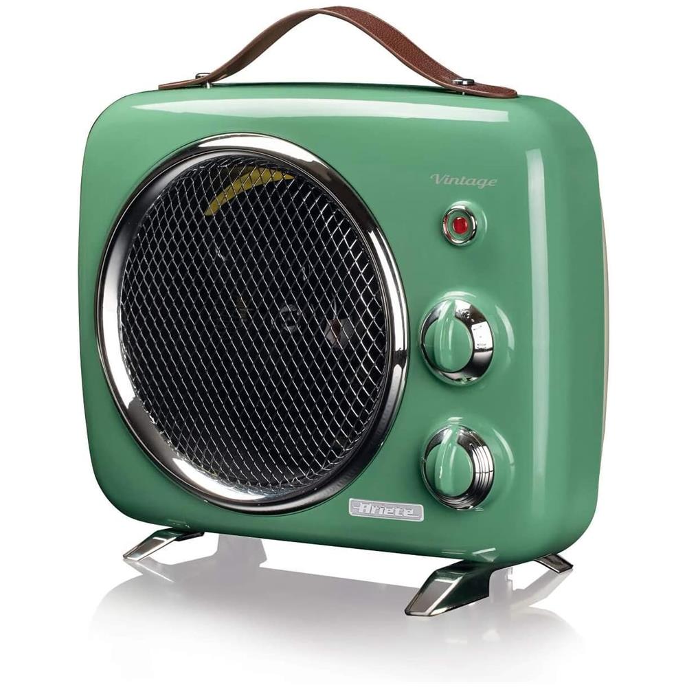Termoventilatore Vintage 808 Termostato Regolabile Potenza 2000 Watt Colore Verde - Foto 1