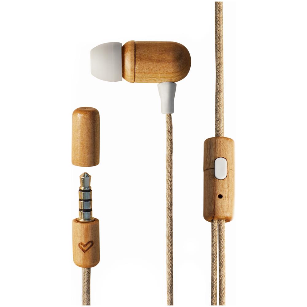Cuffie Energy Sistem Eco Cherrywood - Mini Jack - Legno Sostenibile - Cavo In Canapa - Microfono - Controllo Conversazio - Foto 1