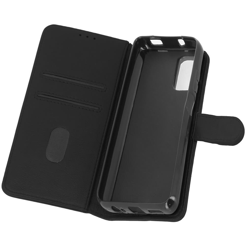 Custodia Xiaomi Redmi Note 10 / 10s Protezione Portacarte Funzione Supporto Nera - Foto 1