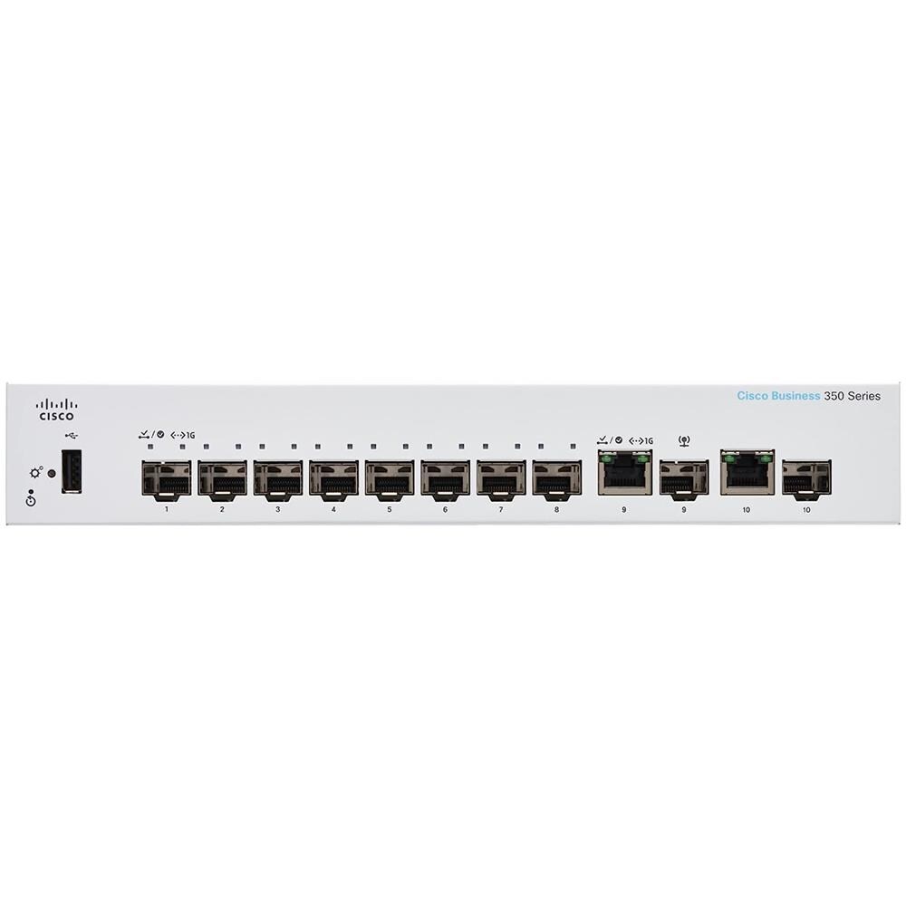 Switch Business 350 Series CBS350 8 Porte Gigabit Ethernet 10 / 100 / 100 Mbps RJ45 con 2 Porte SFP Managed - Foto 2