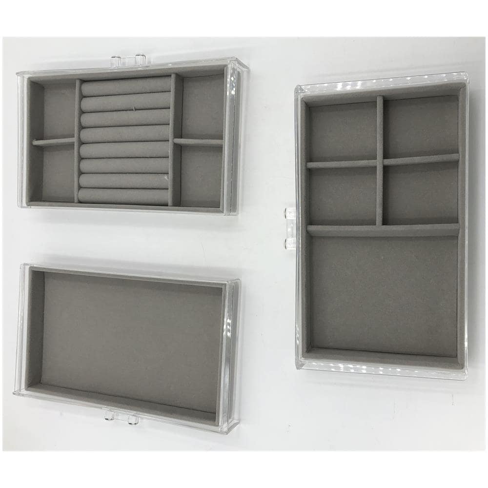 Portagioie 24x15x11 Cm Acrilico Grigio - Foto 13