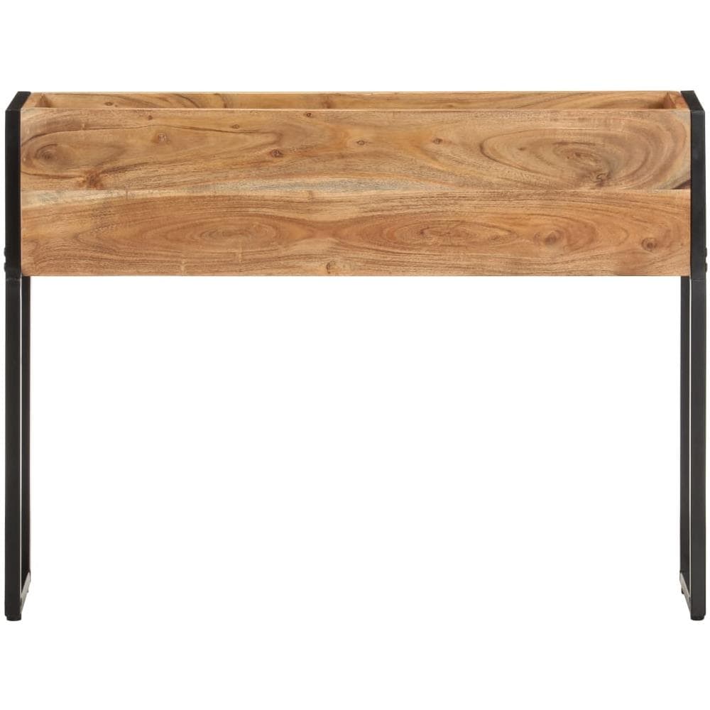 Fioriera 90x20x68 cm in Legno Massello di Acacia - Foto 3