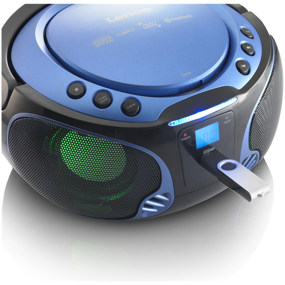 SCD-550, FM, CD, CD-R, CD-RW, CA / Batteria, LCD - Foto 2