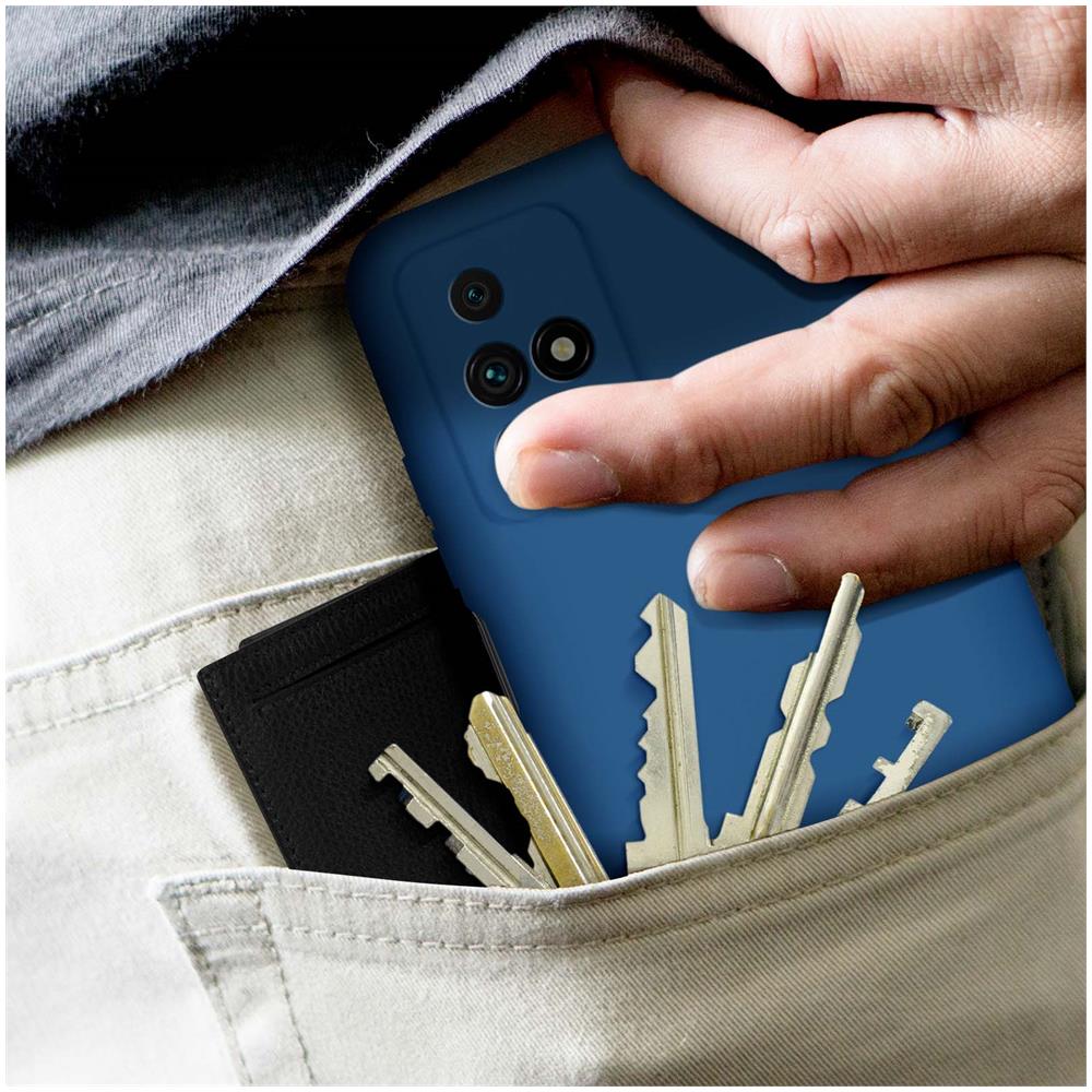 Cover Per Xiaomi Redmi 10 / 10 2022 In Silicone Semi-rigido Soft-touch Azzurra - Foto 5