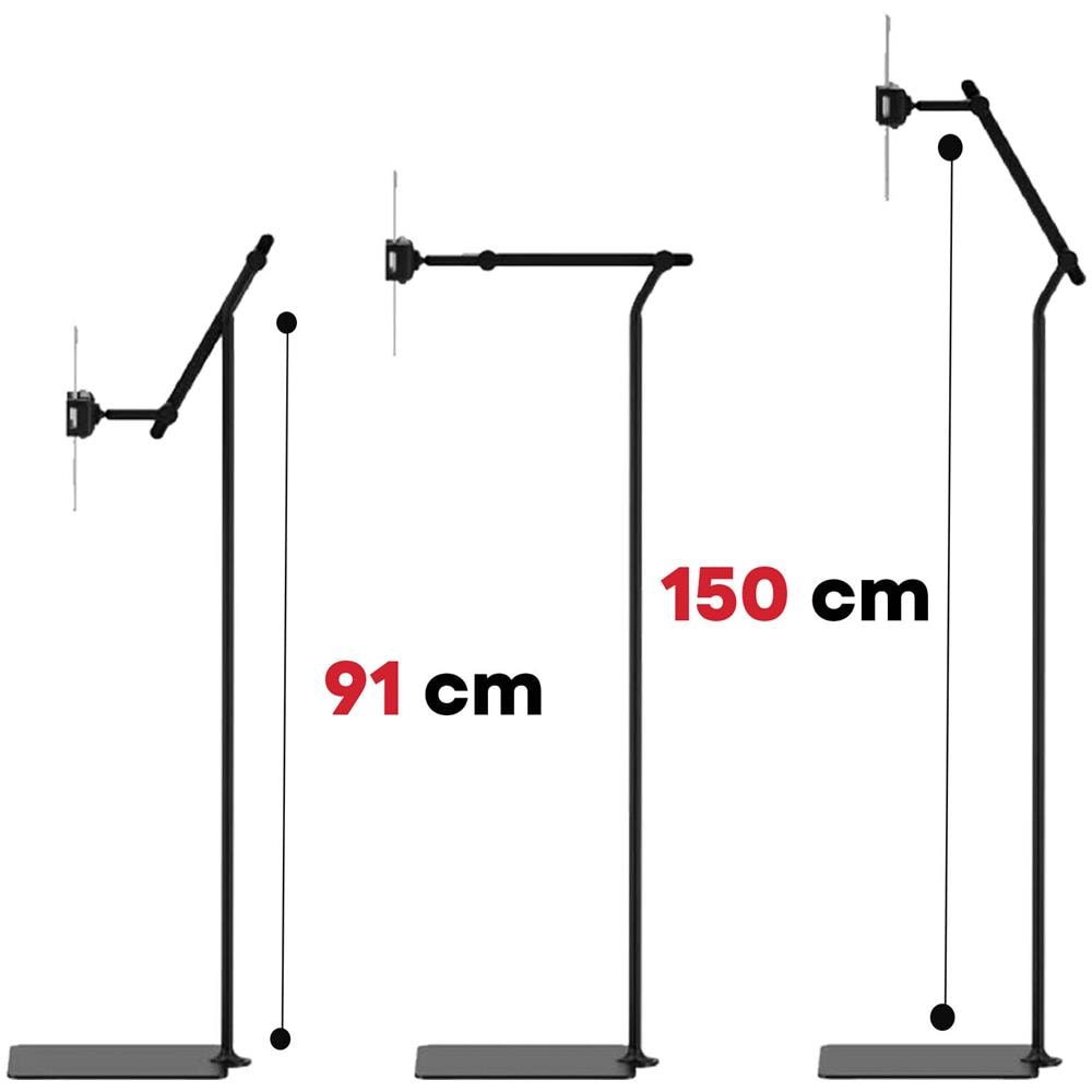 Supporto Per Ipad Regolabile E Resistente, Twelve South Hoverbar Tower Nero - Foto 2