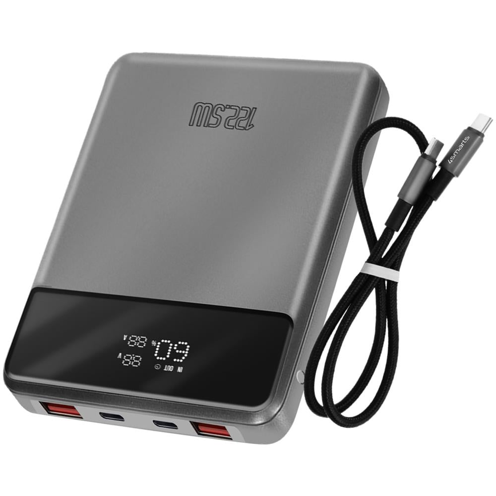 Powerbank 20000mah 2 Usb-c 100w + 2 Usb 22,5w Enterprise Slim, Grigio - Foto 1