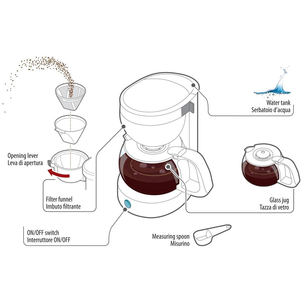 Coffee Maker Liberica, Caffettiera - 12v - 170w - Foto 3