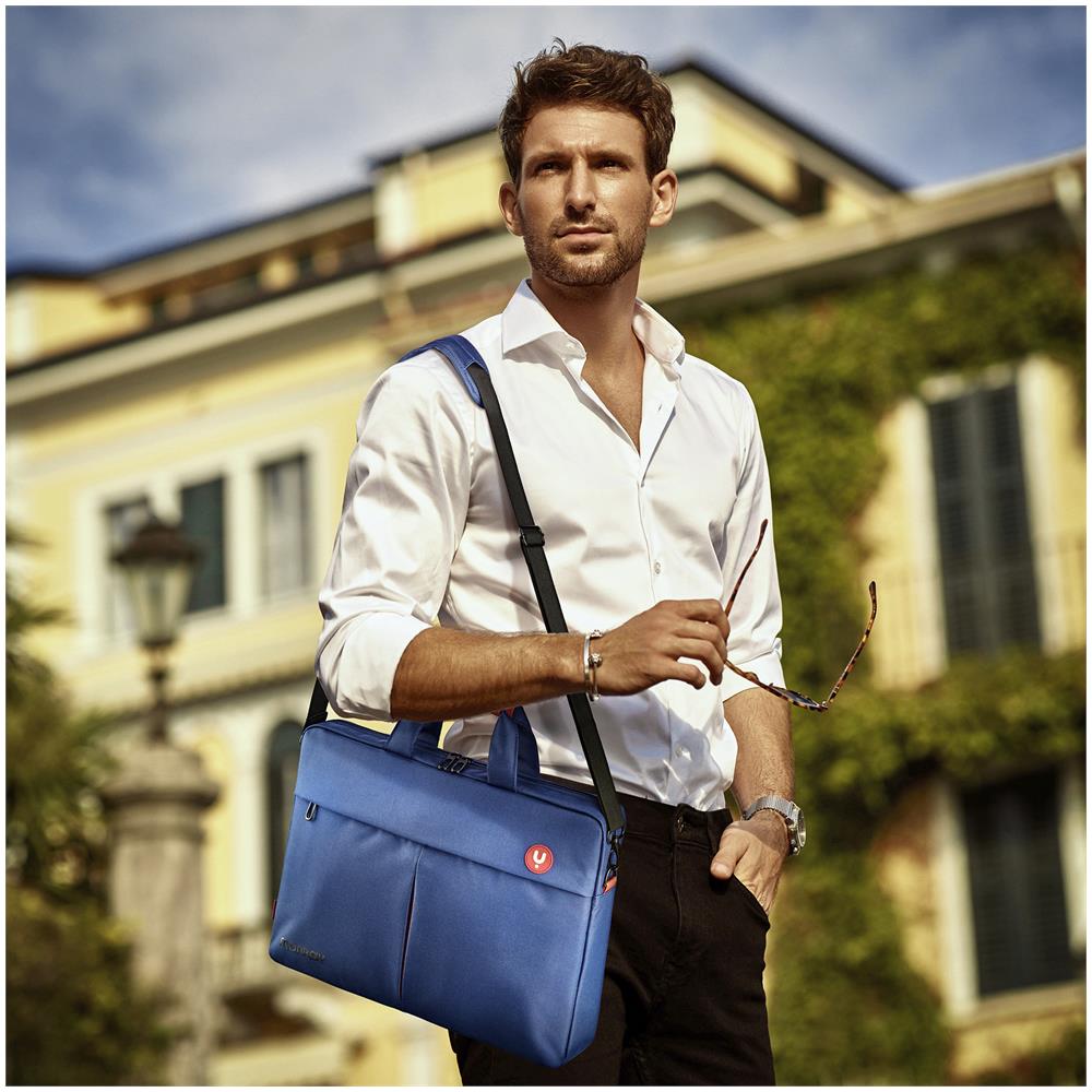 SEAMAN 39,6 cm (15.6") Borsa da corriere Blu - Foto 9