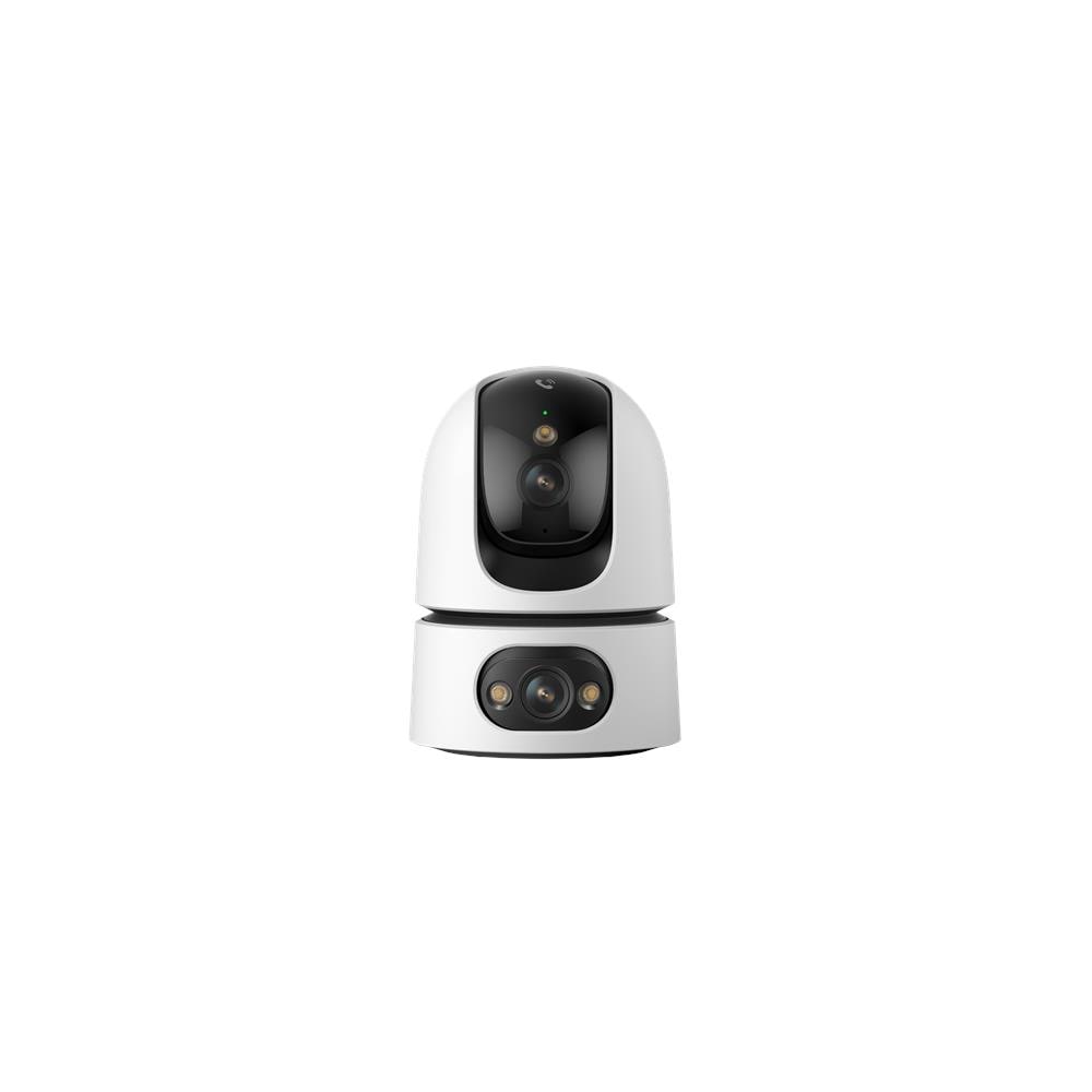 Ranger Dual Pro 6MP Telecamera da interno, motorizzata, con doppia ottica 3MP+3MP, sirena integrata e faretto, tasto di chiamata, rilevamento suoni anomali /umano /animale, smart tracking, funzione privacy, visione notturna, comunicazione bidirezionale, Wi-fi 2.4Ghz, Dual Band, registrazione su Micro SD (fino a 512GB) - NVR o Cloud. Certificazione GDPR. - Foto 1