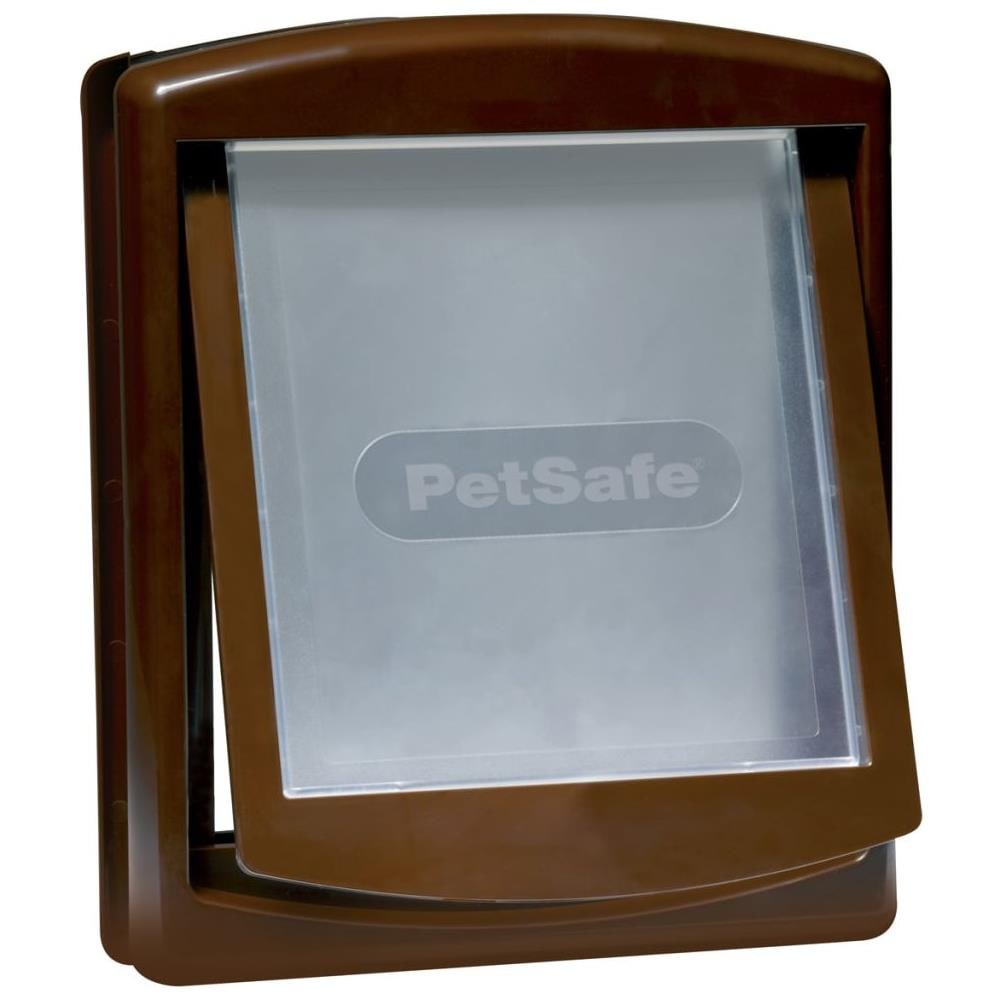 Porta per Animali a 2 Direzioni 755 Media 26,7x22,8 cm Marrone - Foto 1