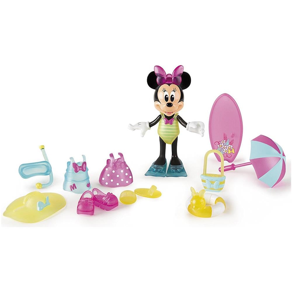 Playset Minnie Fashion Doll Beach Vestiti Intercambiabili E Accessori - Foto 3